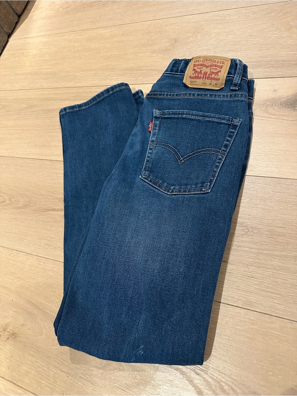 Levi's 511 Boys Straight Slim Flex Jeans